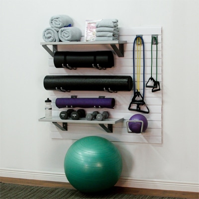 Deluxe Home Fitness Kit, Home Gym Storage, storeWALL