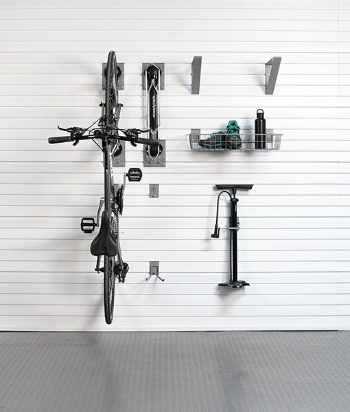 Bike storage hooks and organization